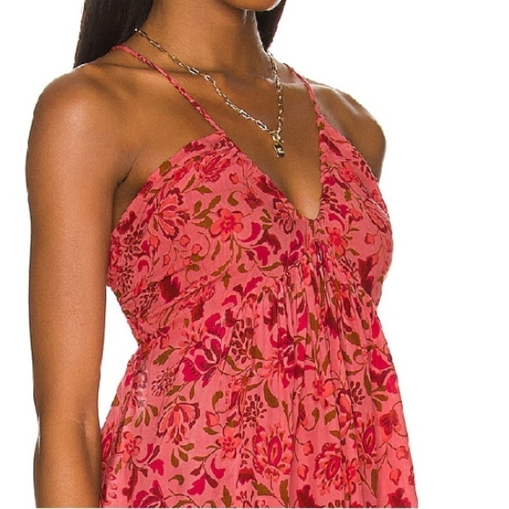 Free People Pink Floral Tunic - Picture 5 of 5